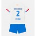 Tanie Strój piłkarski Barcelona Joao Cancelo #2 Koszulka Wyjazdowej dla dziecięce 2023-24 Krótkie Rękawy (+ szorty)